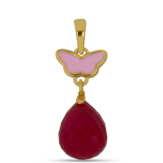 Kullattu hopeaRiipus PinkillÀ Onyksilla