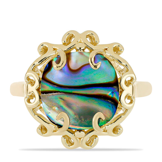 Kullattu hopeaSormus Mustan Helmen Äidillä