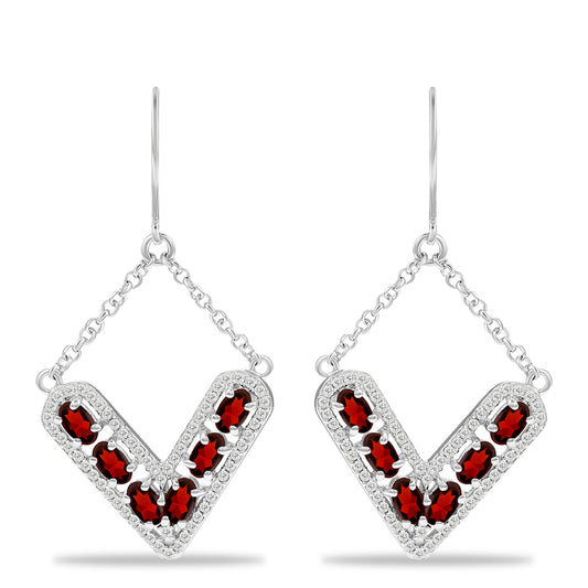 HopeaKorvakorut Barton Granaatilla ja Valkoisella Topaasilla