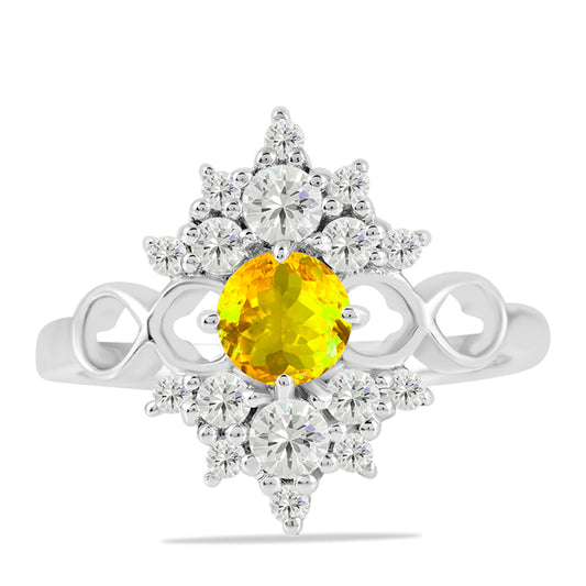 HopeaSormus Ural SitriinillÀ ja Valkoisella Topaasilla