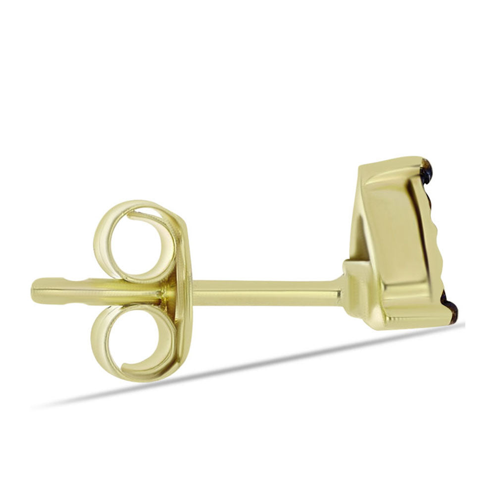 Kullatut hopeat Korvakorut Sinisellä Timantilla