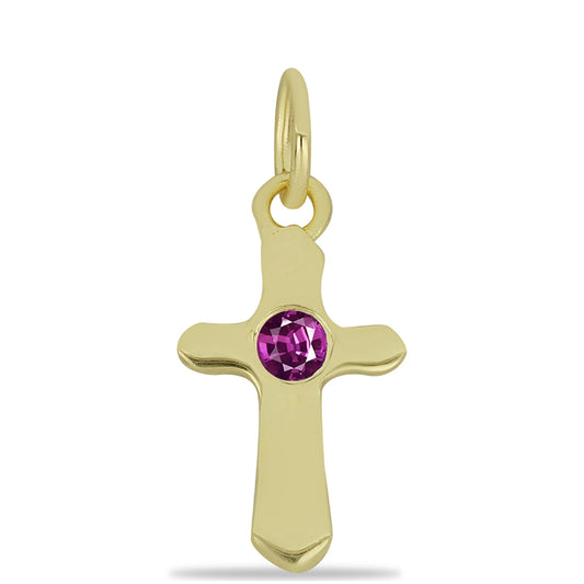 Kullattu hopeaRiipus Violetilla Safiirilla