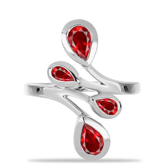 HopeaSormus Punaisella Akaatilla