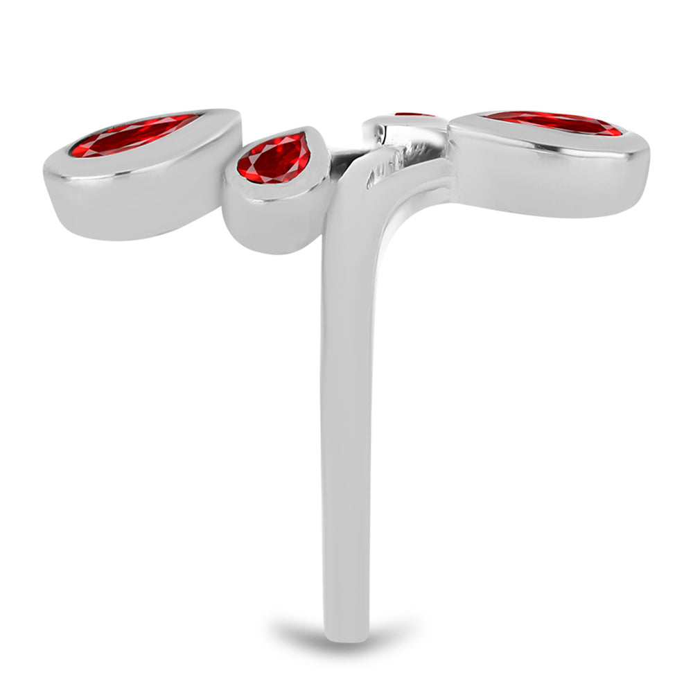 HopeaSormus Punaisella Akaatilla