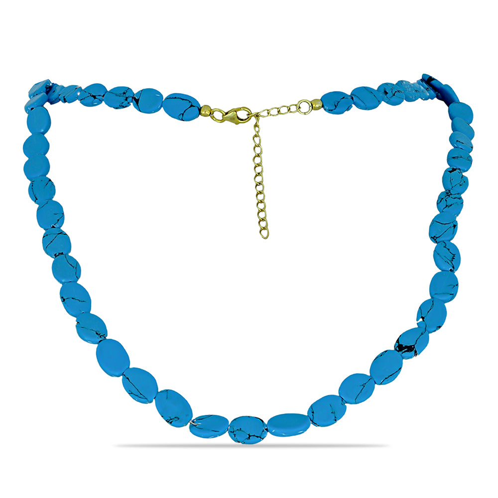 Kullattu hopeaKaulakoru Ruususen Turkoosilla