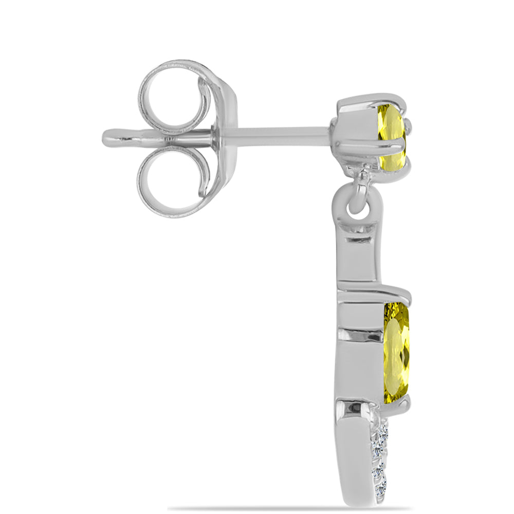 HopeaKorvakorut Sitruunatopaasilla ja Valkoisella Topaasilla