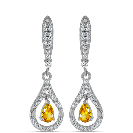 HopeaKorvakorut Ural SitriinillÀ ja Valkoisella Topaasilla