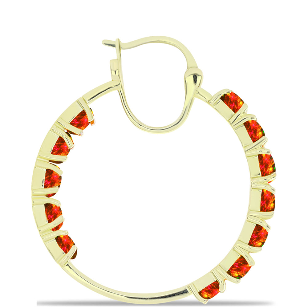 Kullatut hopeat Korvakorut Yhdysvaltain Tuliopaalilla