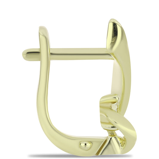 Kullatut hopeat Korvakorut Shamppanjan VÀrisellÀ Timantilla