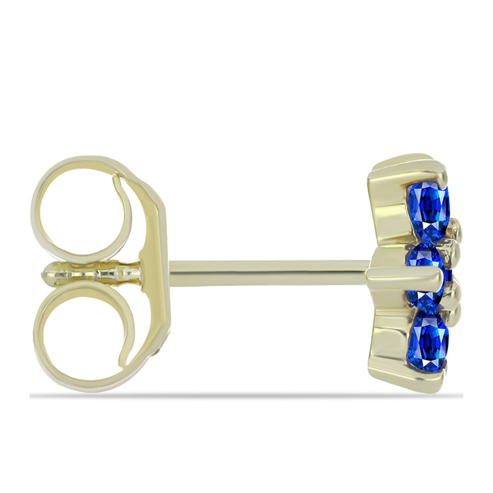 Kullattu hopeaSetti Malagassin Rubiinilla ja Brasilian Smaragdilla ( Korvakorut )