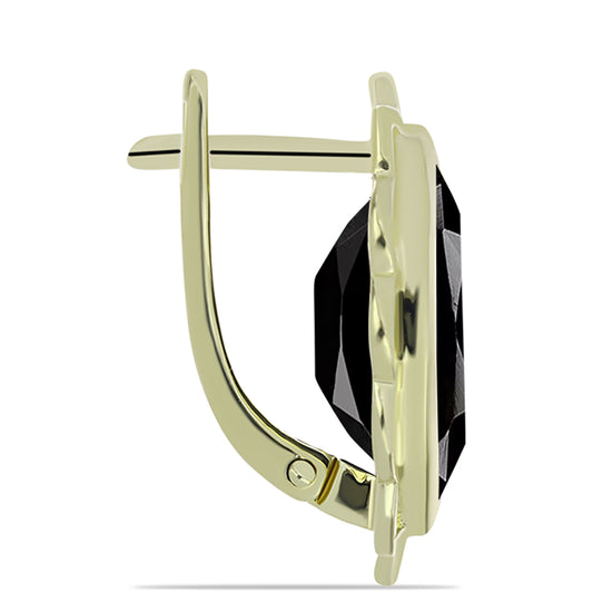 Kullatut hopeat Korvakorut Suwarin Mustalla Onyksilla