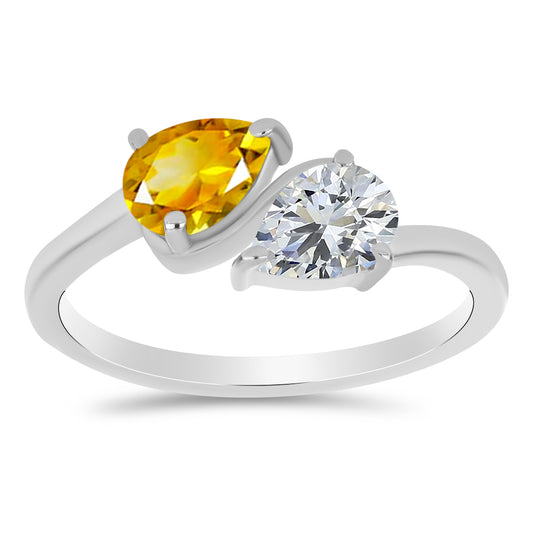 HopeaSormus Ural SitriinillÀ ja Valkoisella Topaasilla