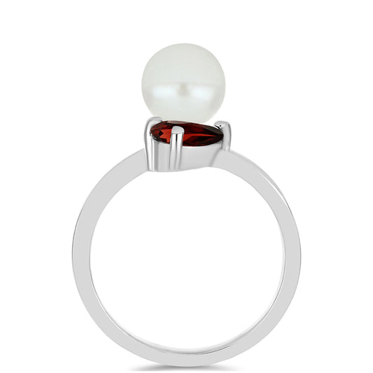 HopeaSormus Barton Granaatilla ja Makeanveden Valkoisella HelmellÀ