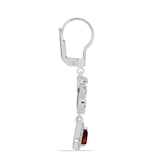 HopeaKorvakorut Barton Granaatilla ja Valkoisella Topaasilla