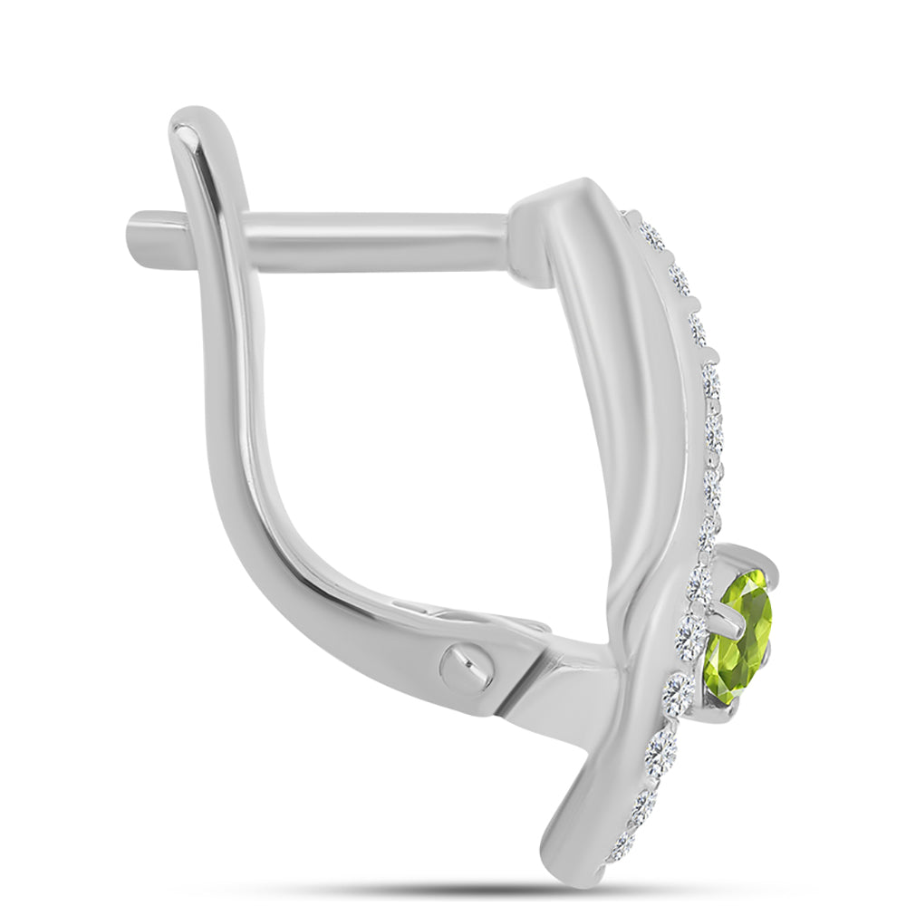 HopeaKorvakorut Changbai Peridootilla ja Valkoisella Topaasilla