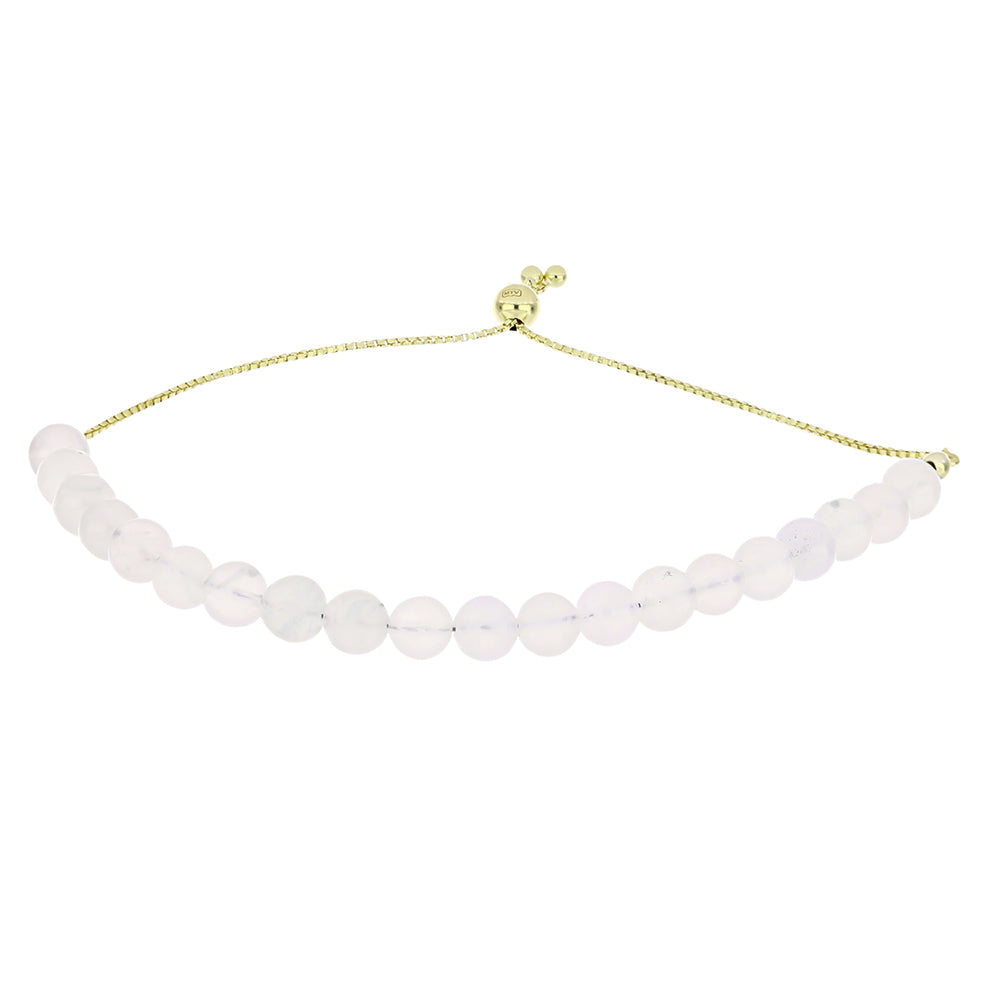 Kullattu hopeaRannekoru Sateenkaarikuukivellä