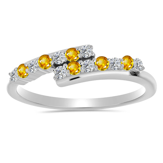 HopeaSormus Ural SitriinillÀ ja Valkoisella Topaasilla