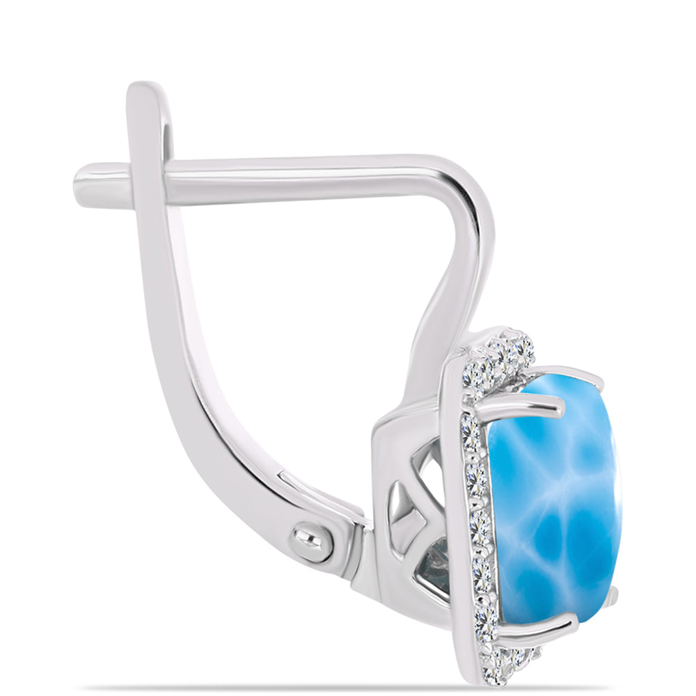 HopeaKorvakorut Barahona Larimar Kivellä ja Valkoisella Topaasilla