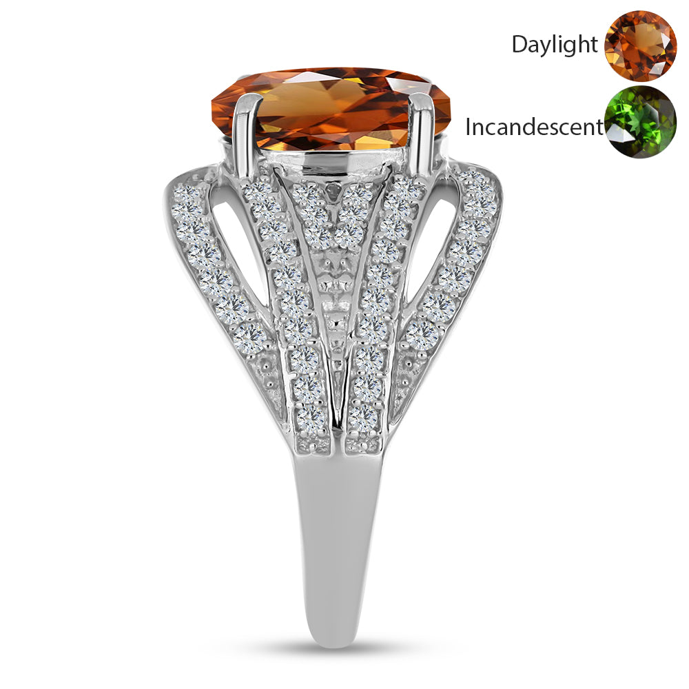 HopeaSormus Sertifioitu laboratoriossa kasvatettu Anatolian zultaniitti ja Valkoisella Topaasilla