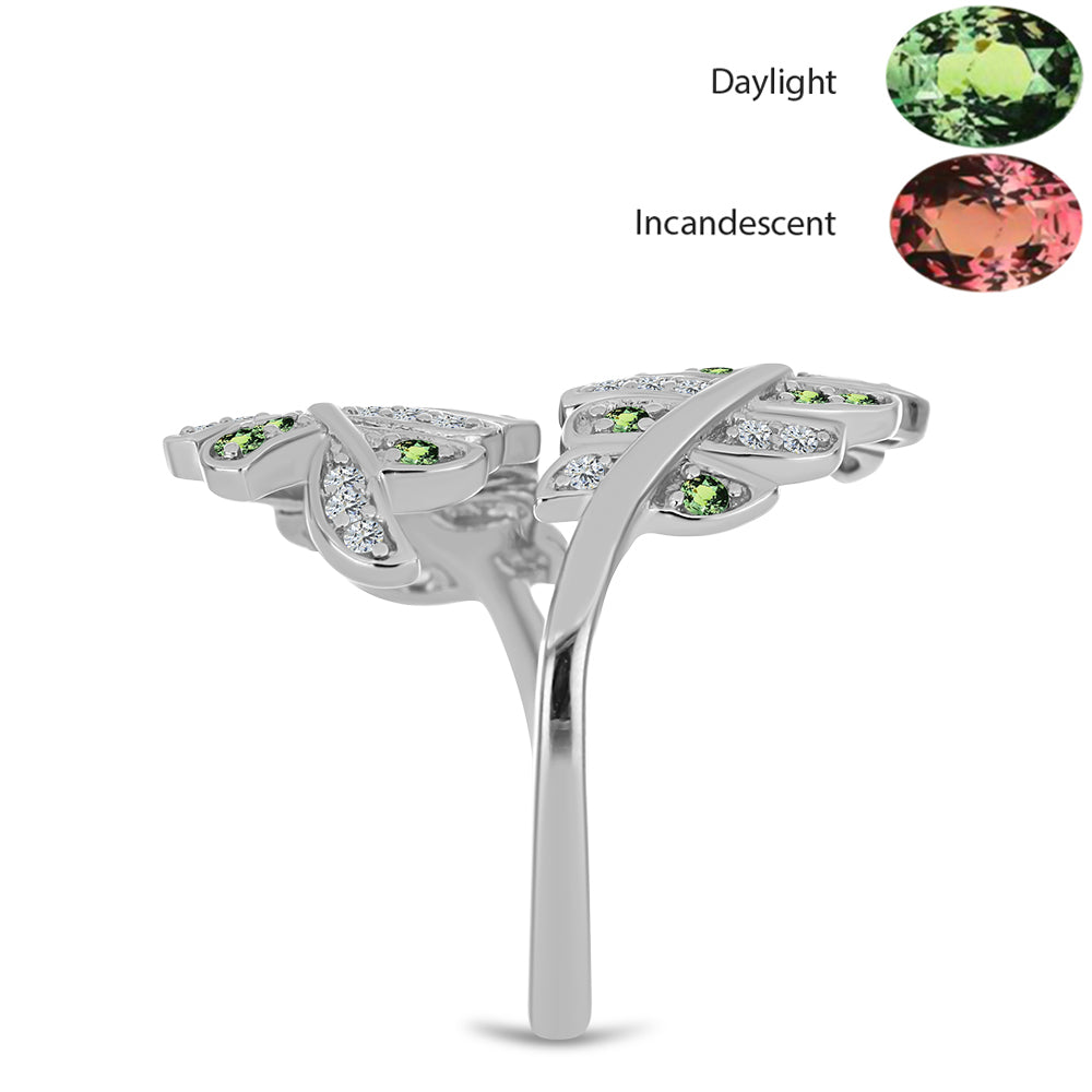 HopeaSormus Luonnonaleksandriitilla ja Valkoisella Topaasilla