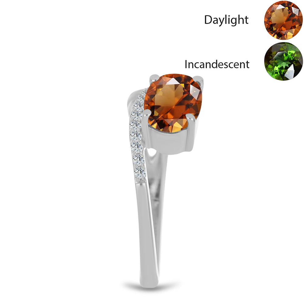 HopeaSormus Sertifioitu laboratoriossa kasvatettu Anatolian zultaniitti ja Valkoisella Topaasilla