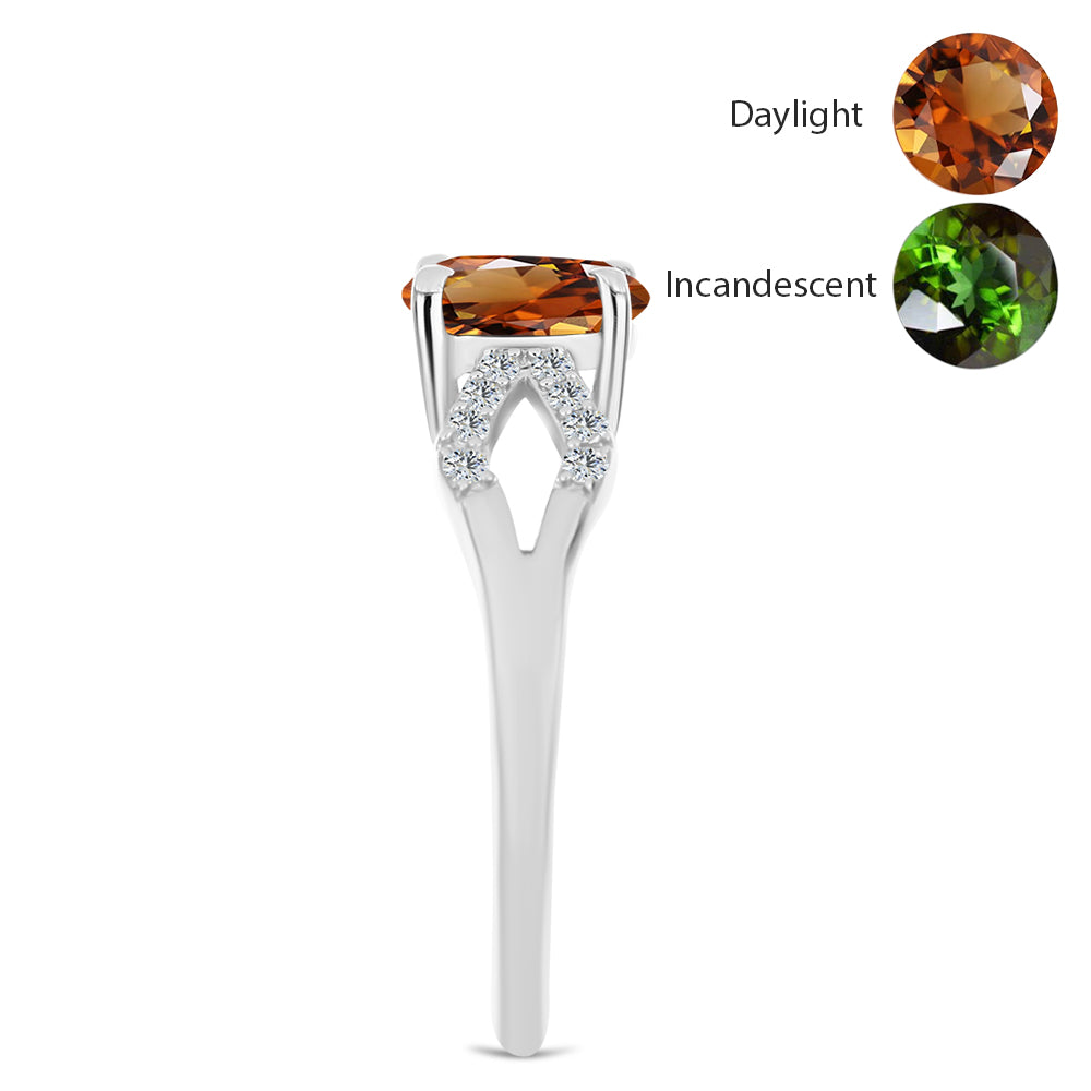 HopeaSormus Sertifioitu laboratoriossa kasvatettu Anatolian zultaniitti ja Valkoisella Topaasilla