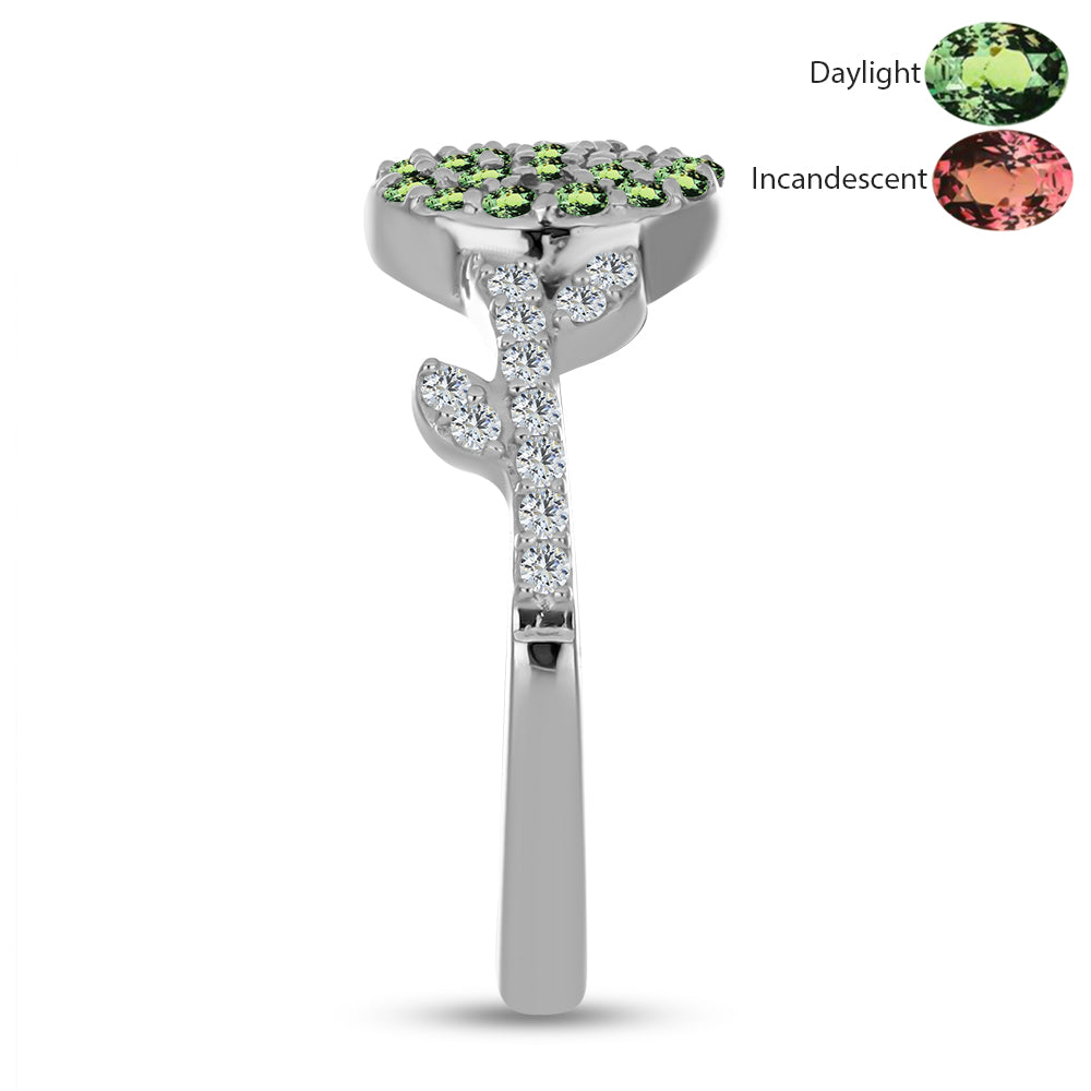 HopeaSormus Luonnonaleksandriitilla ja Valkoisella Topaasilla