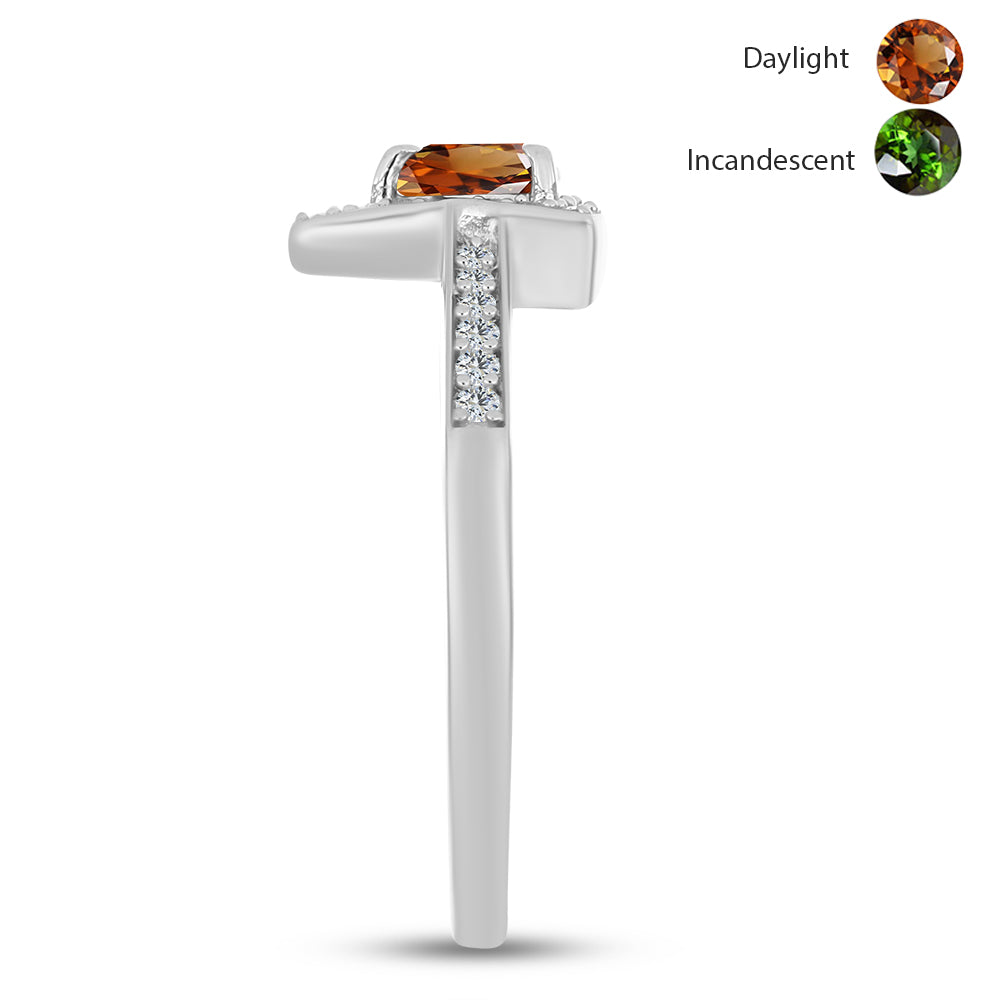 HopeaSormus Sertifioitu laboratoriossa kasvatettu Anatolian zultaniitti ja Valkoisella Topaasilla