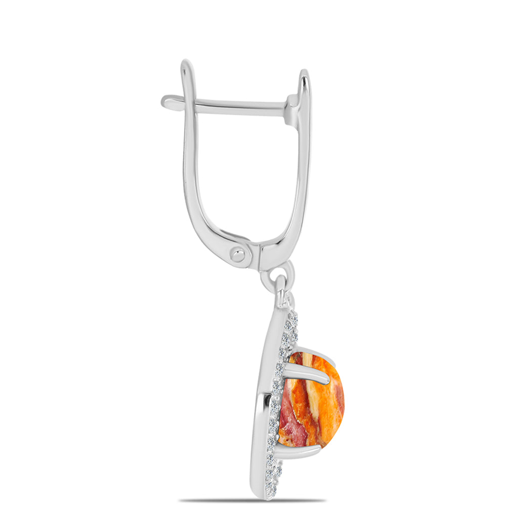 HopeaKorvakorut Leijonantassujaspiksella ja Valkoisella Topaasilla