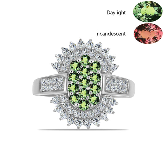 HopeaSormus Luonnonaleksandriitilla ja Valkoisella Topaasilla