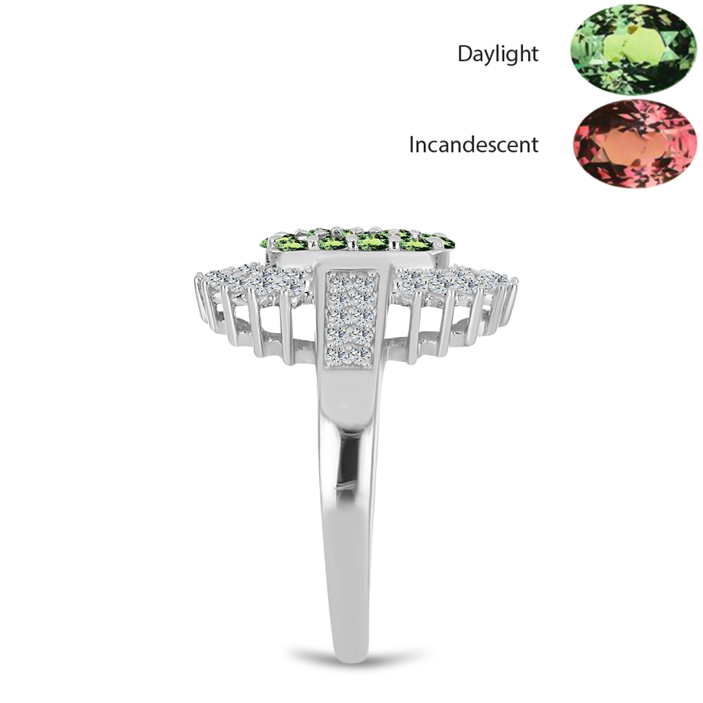 HopeaSormus Luonnonaleksandriitilla ja Valkoisella Topaasilla