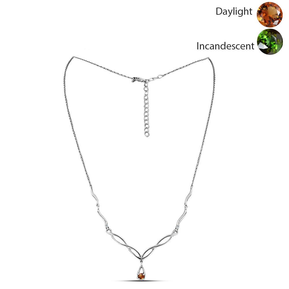 HopeaKaulakoru Sertifioitu laboratoriossa kasvatettu Anatolian zultaniitti ja Valkoisella Topaasilla