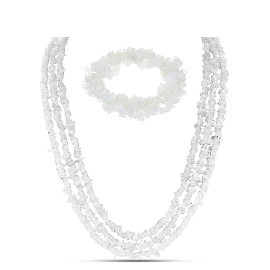 Setti SateenkaarikuukivellÀ ( Kaulakoru+Rannekoru )