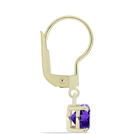 Kullatut hopeat Korvakorut Marokon Ametistilla