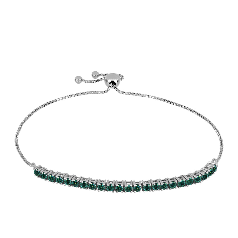 HopeaRannekoru Merivihreä Moissanite