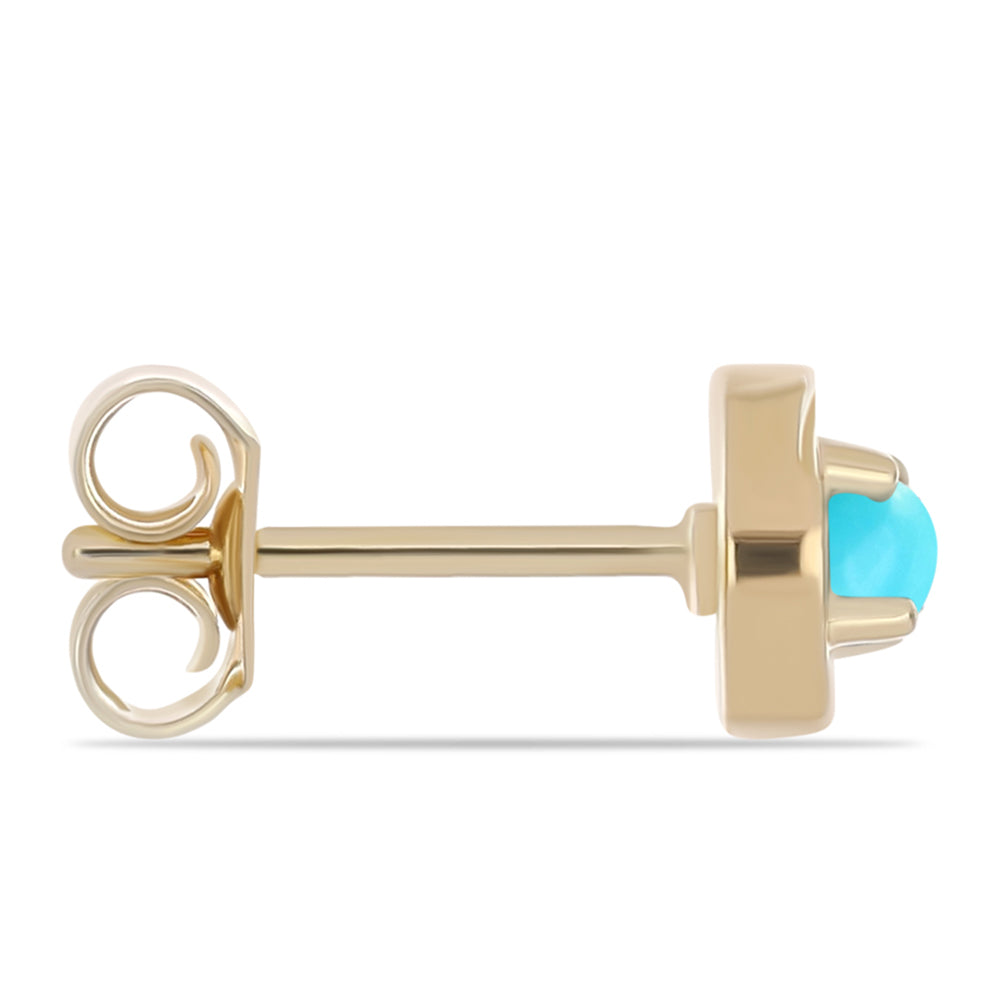 Kullatut hopeat Korvakorut Ruususen Turkoosilla ja Valkoisella Topaasilla