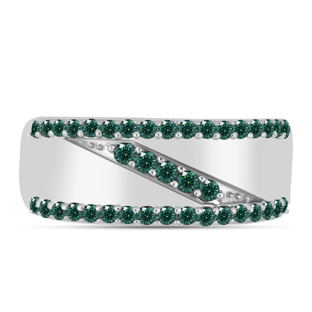 HopeaSormus Merivihreä Moissanite