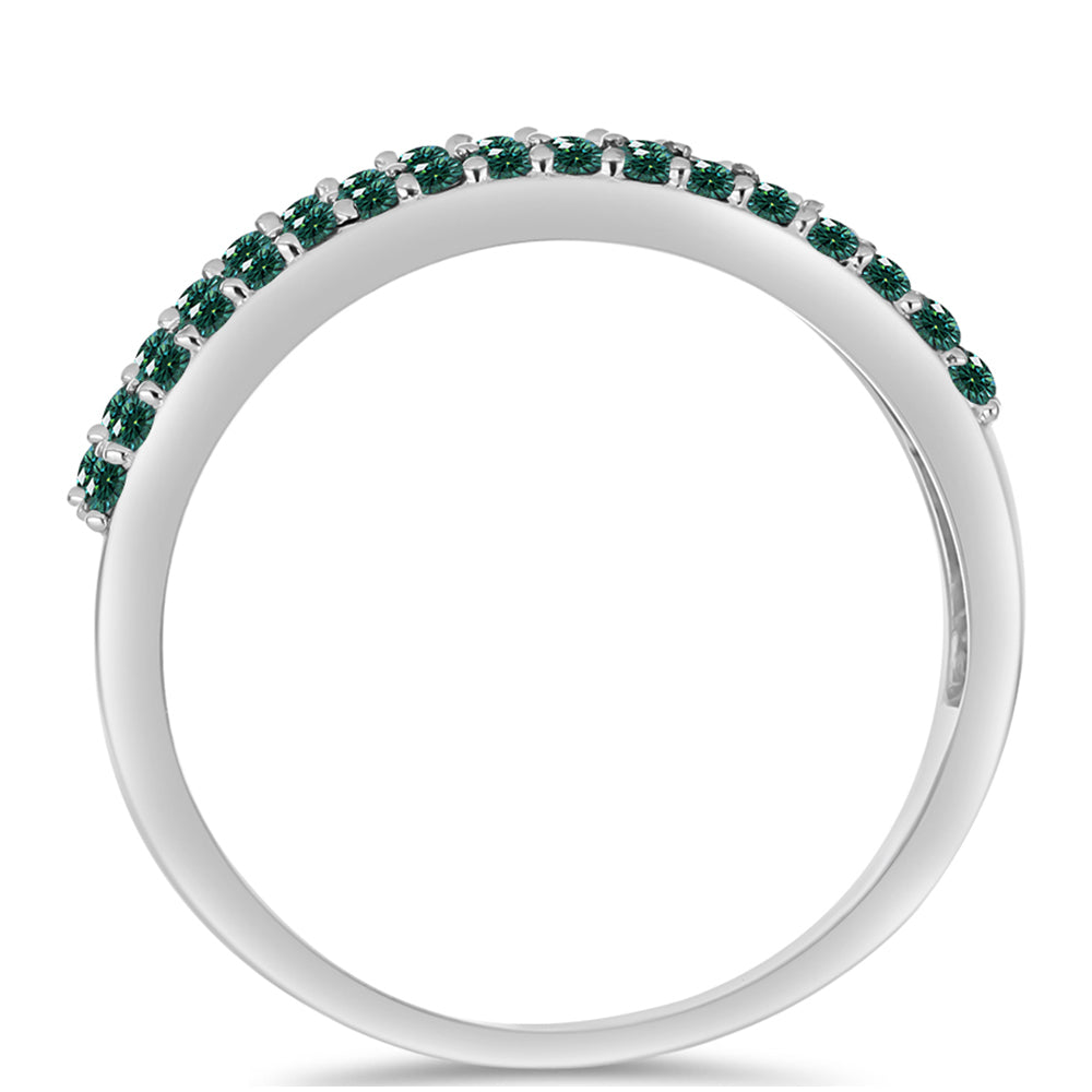 HopeaSormus Merivihreä Moissanite