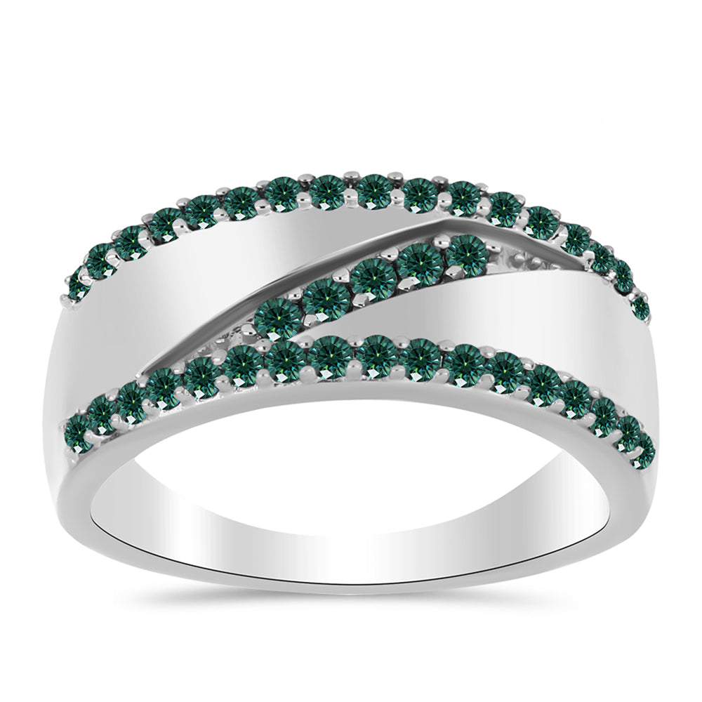 HopeaSormus Merivihreä Moissanite