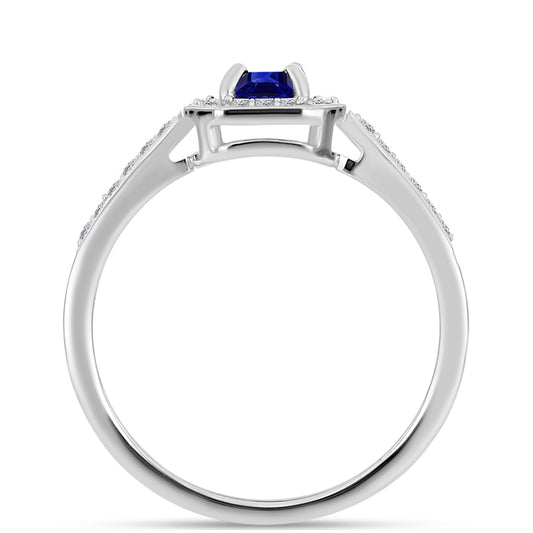 HopeaSormus Australialaisella SinisellÀ Safiirilla ja Valkoisella Topaasilla