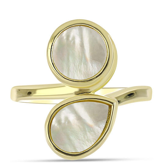 Kullattu hopeaSormus HelmiÀisellÀ