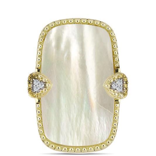 Kullattu hopeaSormus HelmiÀisellÀ ja Valkoisella Topaasilla