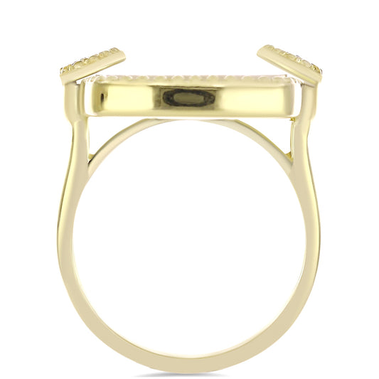 Kullattu hopeaSormus HelmiÀisellÀ ja Valkoisella Topaasilla