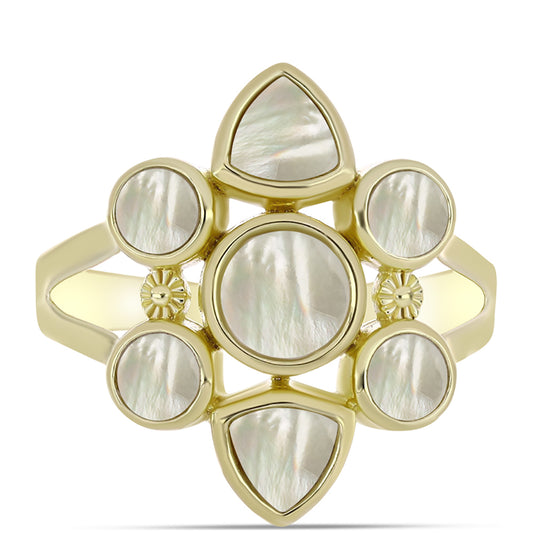 Kullattu hopeaSormus HelmiÀisellÀ