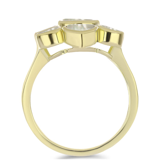 Kullattu hopeaSormus HelmiÀisellÀ