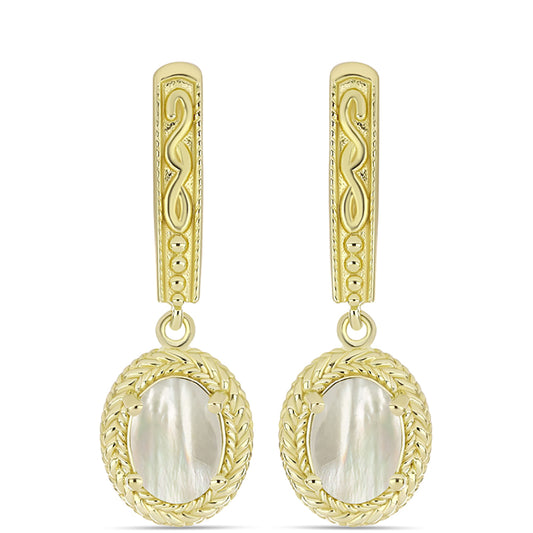 Kullatut hopeat Korvakorut HelmiÀisellÀ