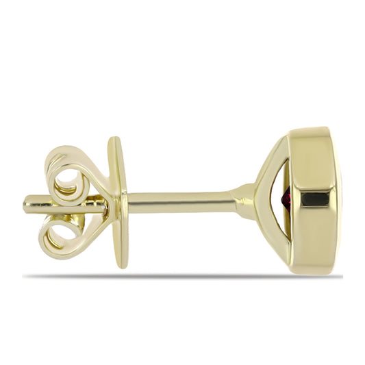 Kullatut hopeat Korvakorut Rodoliitti Granaatilla