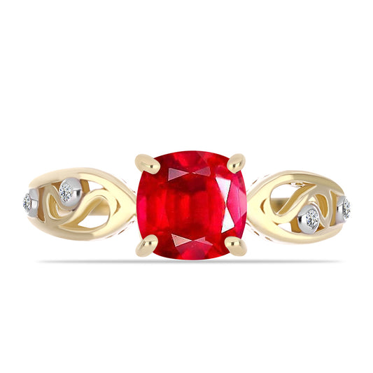 Kullattu hopeaSormus Punaisella Akaatilla ja Valkoisella Topaasilla