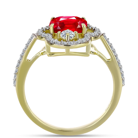 Kullattu hopeaSormus Punaisella Akaatilla ja Valkoisella Topaasilla