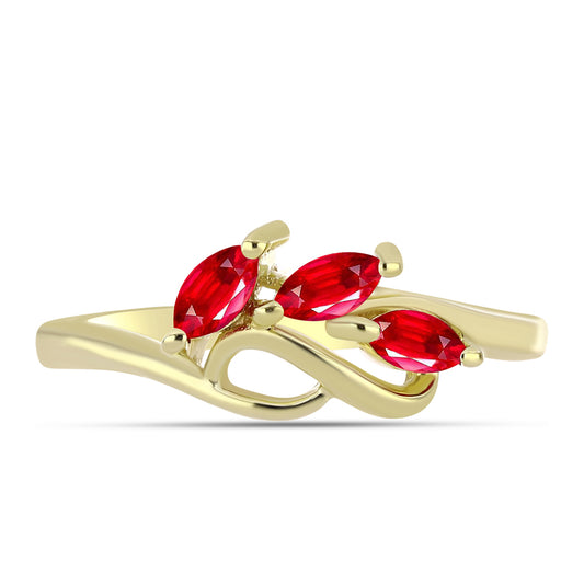 Kullattu hopeaSormus Punaisella Akaatilla